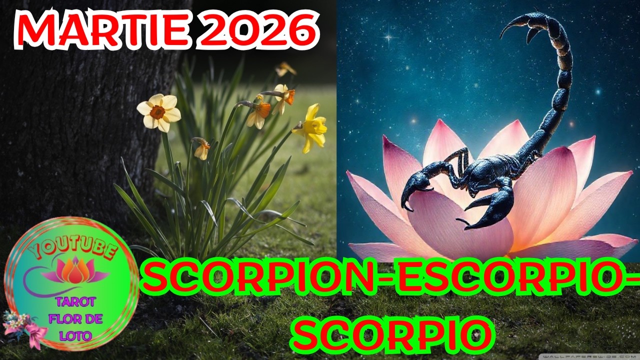 SCORPION♏MARTIE 2026🔮💐🌤️PASIUNE,DISCIPLINA SI ALEGERI INSPIRATE🔮💐🌤️