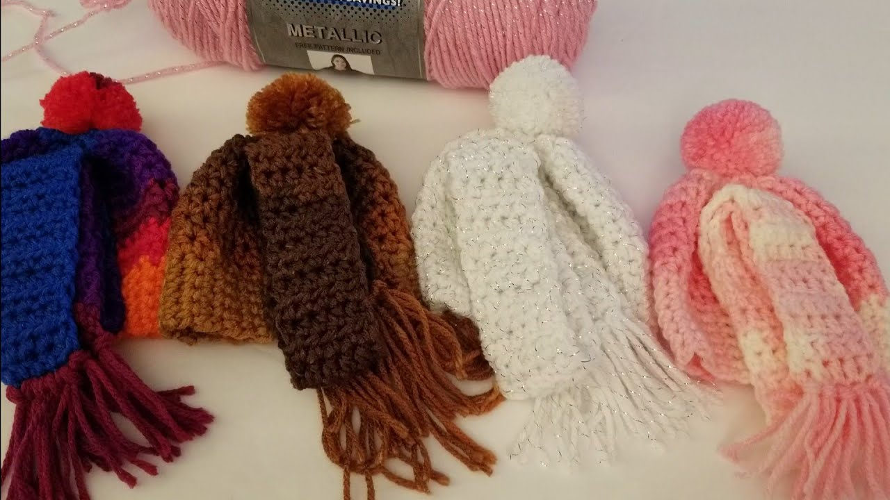 AG Crocheted Hat/Scarf