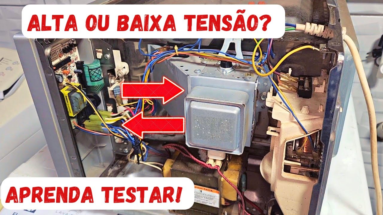 MICROONDAS N&Atilde;O ESQUENTA - (alta ou baixa tens&atilde;o com problema?)