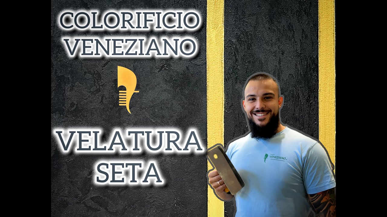 Декоративна мазилка Velatura Seta със златни линии