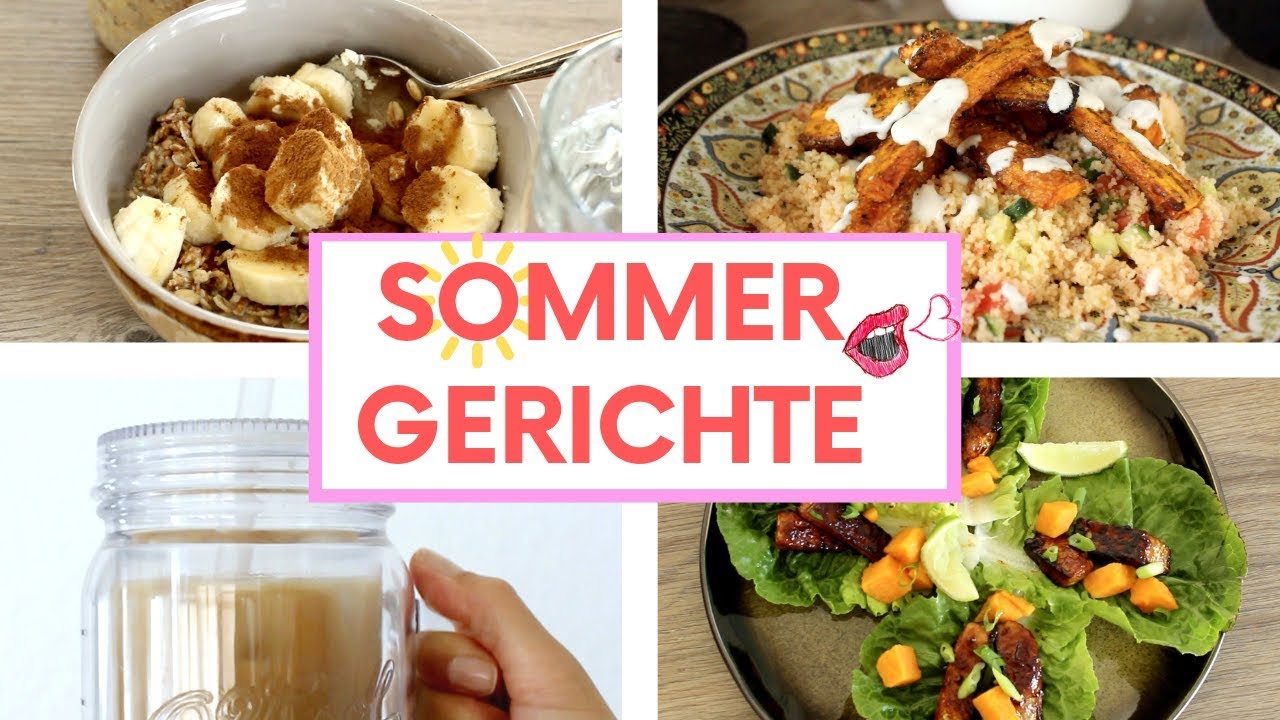 What I eat in a day - Sommergerichte! Vegan #yummypilgrim