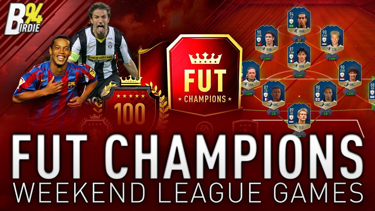 FULL ICON TEAM COMPLETE - FUT Champions Weekend League Games!!! - FIFA 18 LIVE - TOTS TODAY!