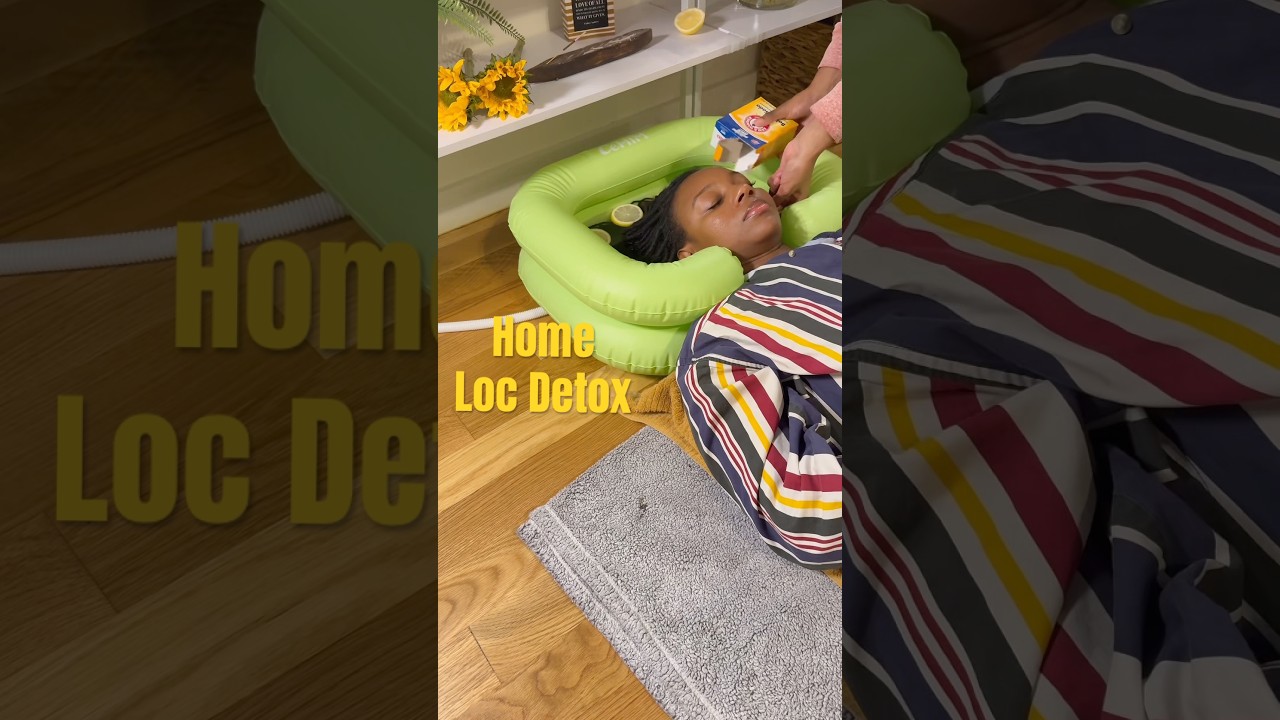 Steps to detox your locs at home #locdetox #locsjourney #locs #locstyles