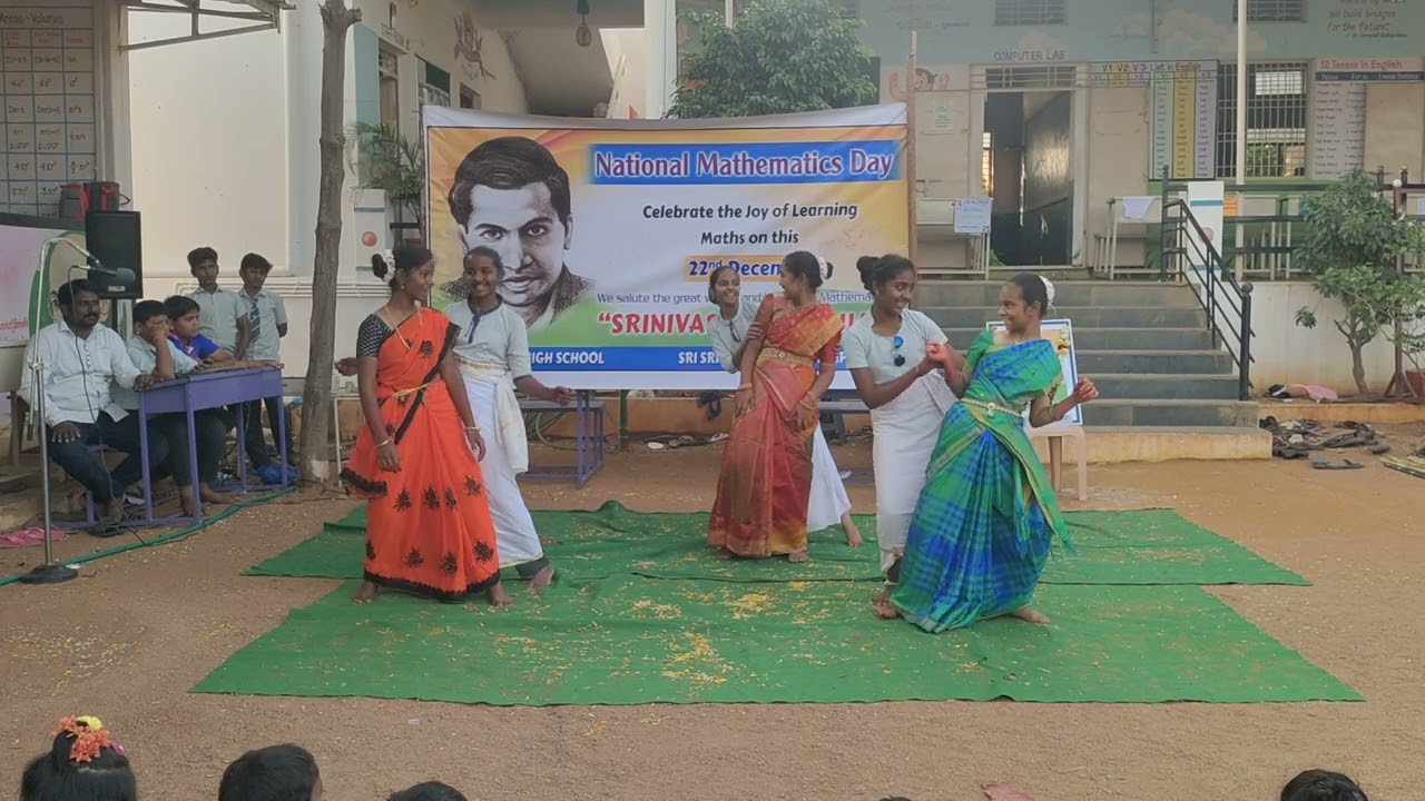 Sri Srinivasa High School Kodumur maths day celebrations dec'22