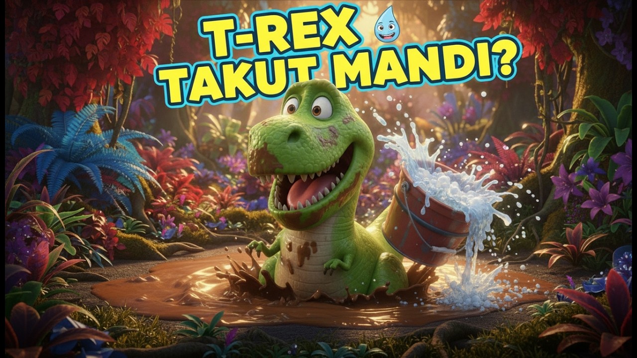 Pesta Gelembung Sabun Dinosaurus Rex