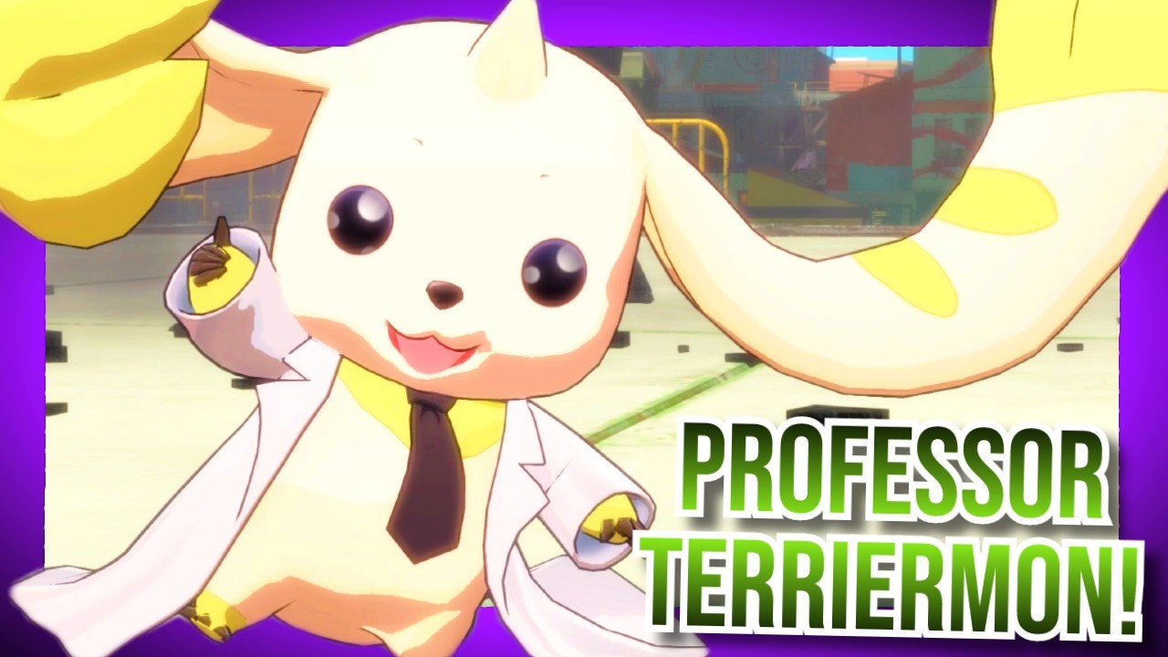 Открываем профессора Terriermon / Помощник Terriermon! &mdash; Digimon Story Time Stranger