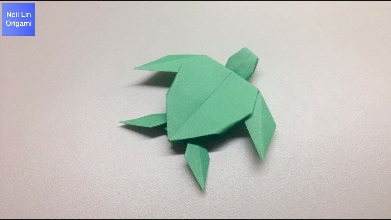 Как сделать черепаху из бумаги. Оригами черепаха (Origami turtle tutorial)