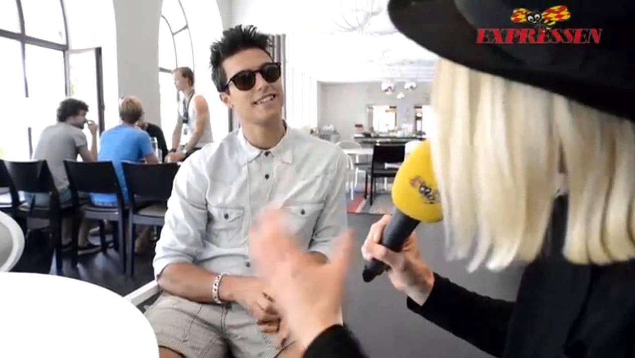 Eric Saade - backstage interview 
