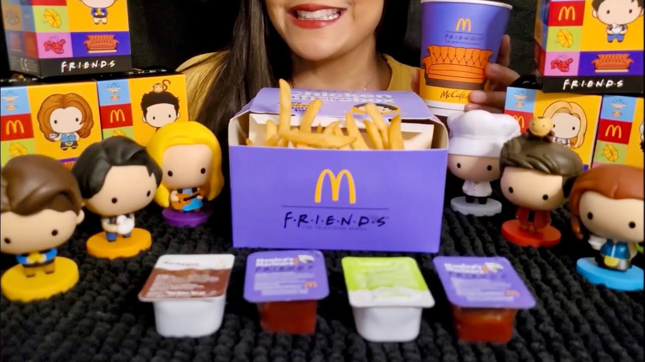 ASMR Mukbang | McDonald’s FRIENDS Chicken Sharebox featuring ALL the Characters!