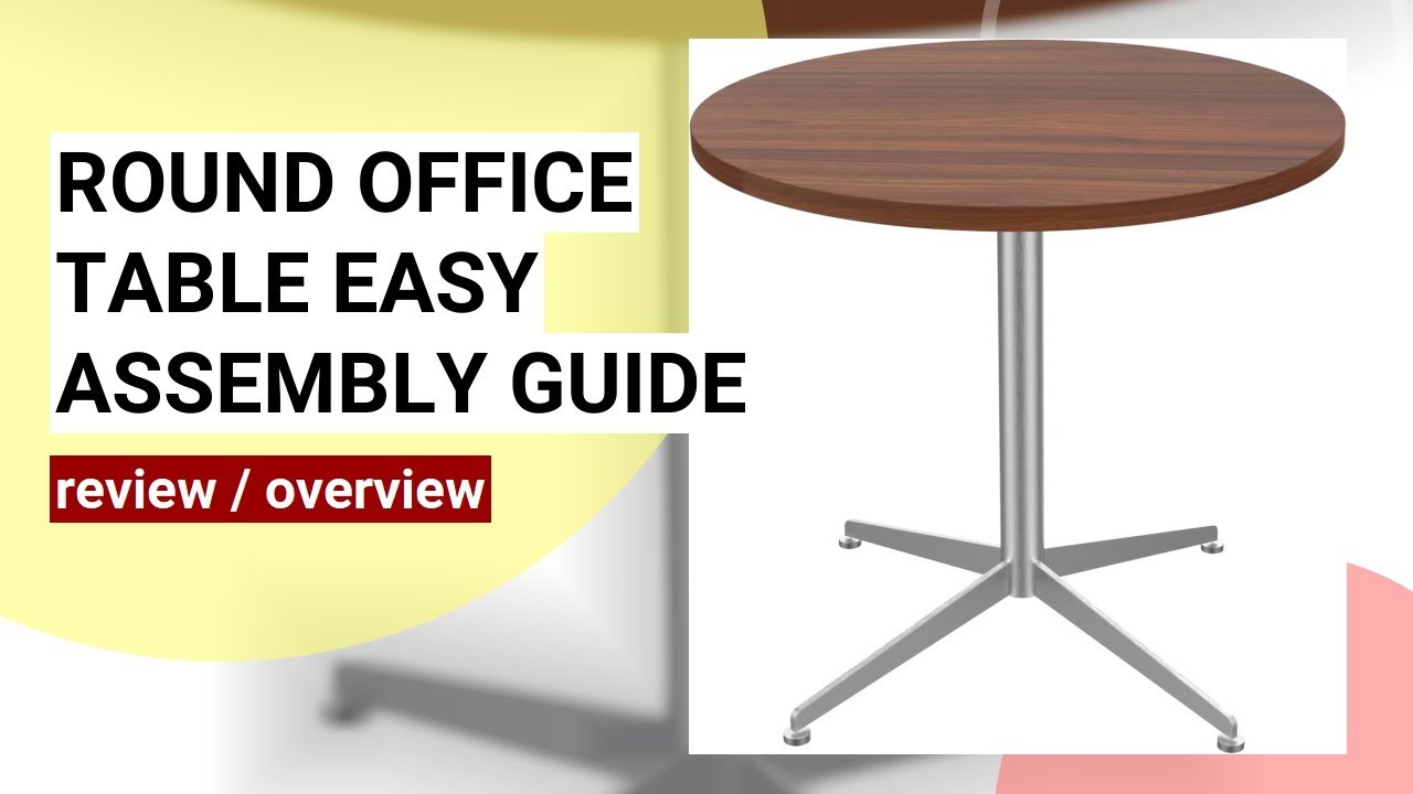 Review: Versatile Round Office Table - Perfect for Small Spaces!
