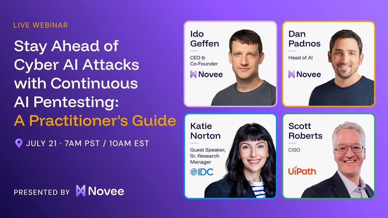 Webinar: Stay Ahead of Cyber AI Attacks with Continuous AI Pentesting - A Practitioner's Guide