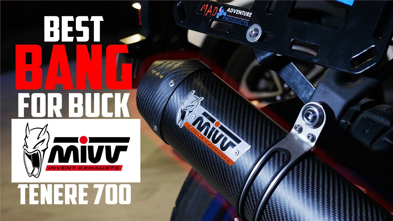 Yamaha Tenere 700 MIVV Exhaust Sound and Product Review