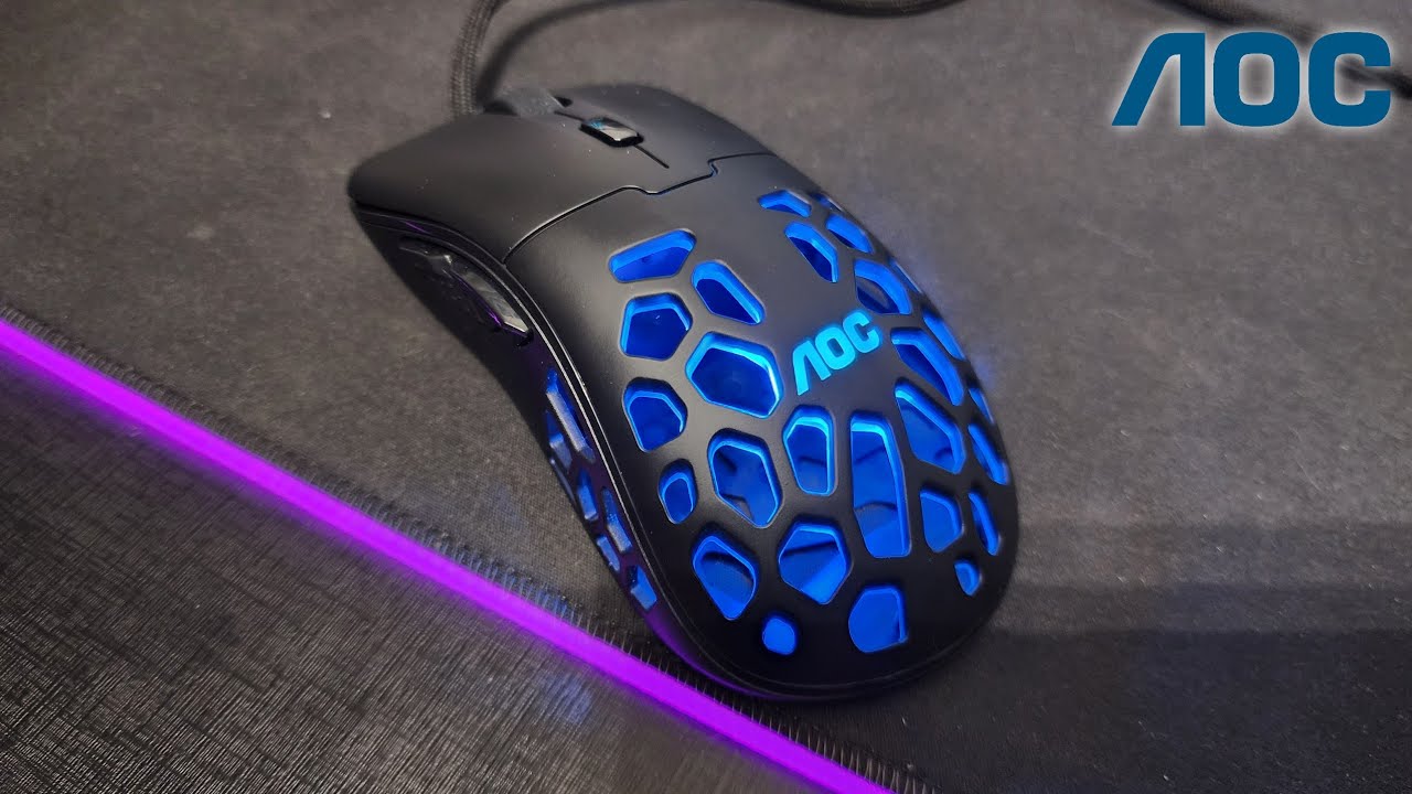 Unboxing (desembalando) AOC Mouse Gamer GM510