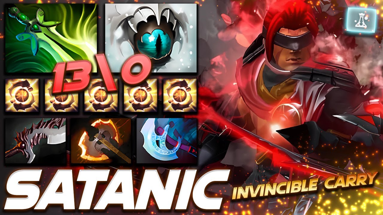 Satanic Anti-Mage Invincible Carry - Dota 2 Pro Gameplay [Watch & Learn]
