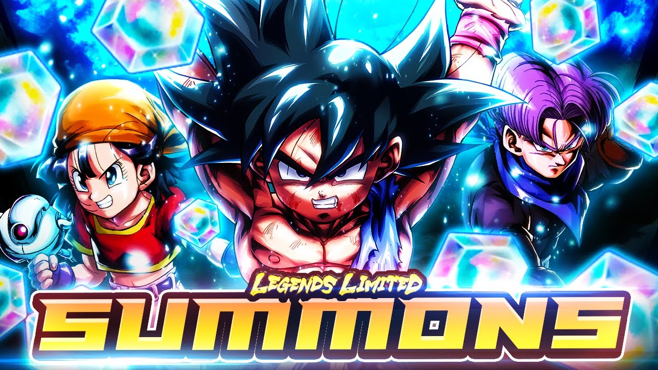 SUMMONS FOR THE NEW LF UNIVERSAL SPIRIT BOMB KID GOKU!! | Dragon Ball Legends