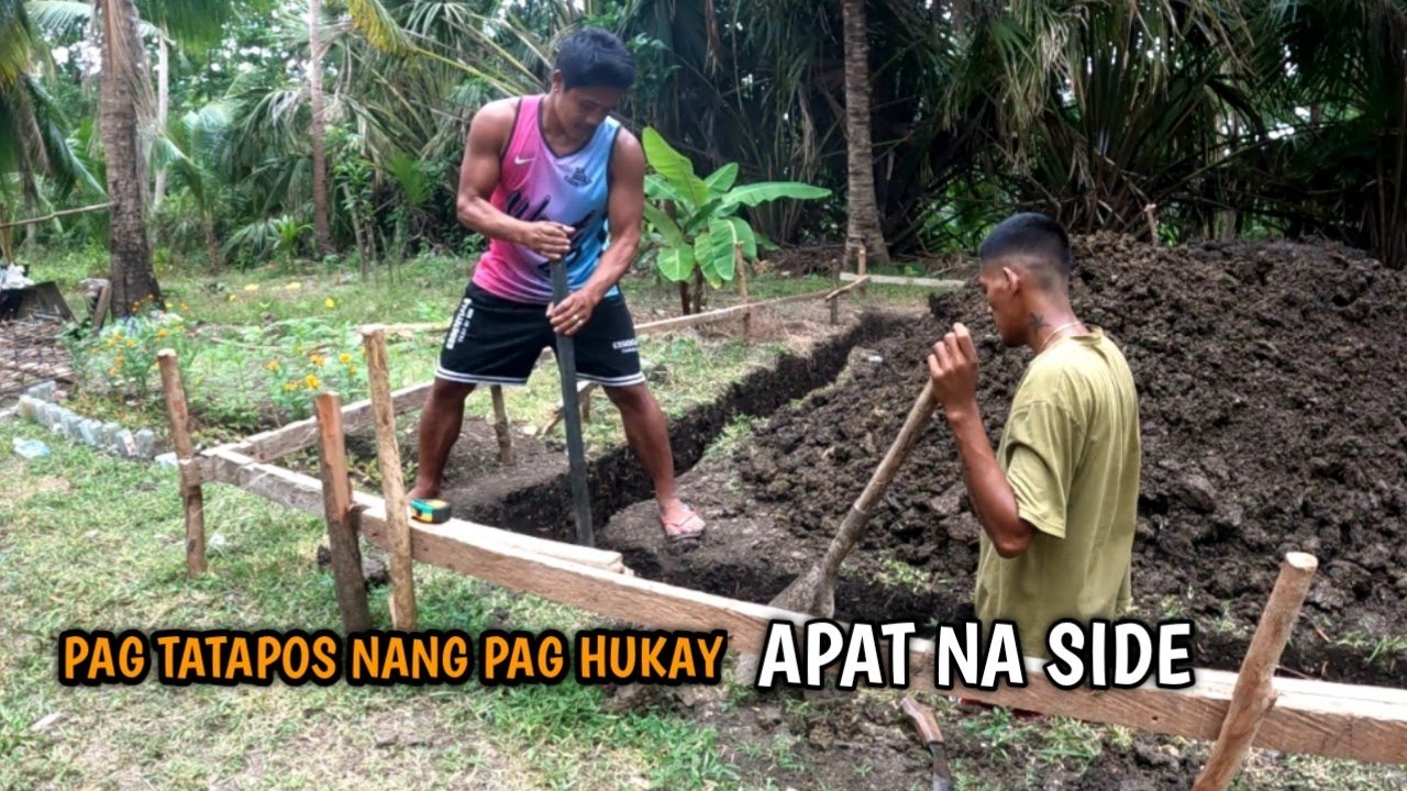 ANG PAG TATAPOS SA PAG HUKAY APAT SA SIDE TAPUSNA POSTI NAMAN,,,,