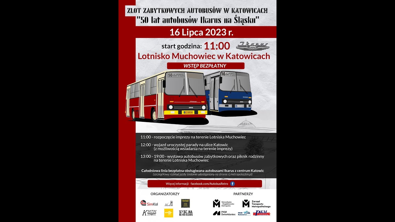 Zlot zabytkowych autobusów w Katowicach 50 lat autobusów Ikarus na Śląsku AUTOBUSOWY ŚWIAT nr. 7