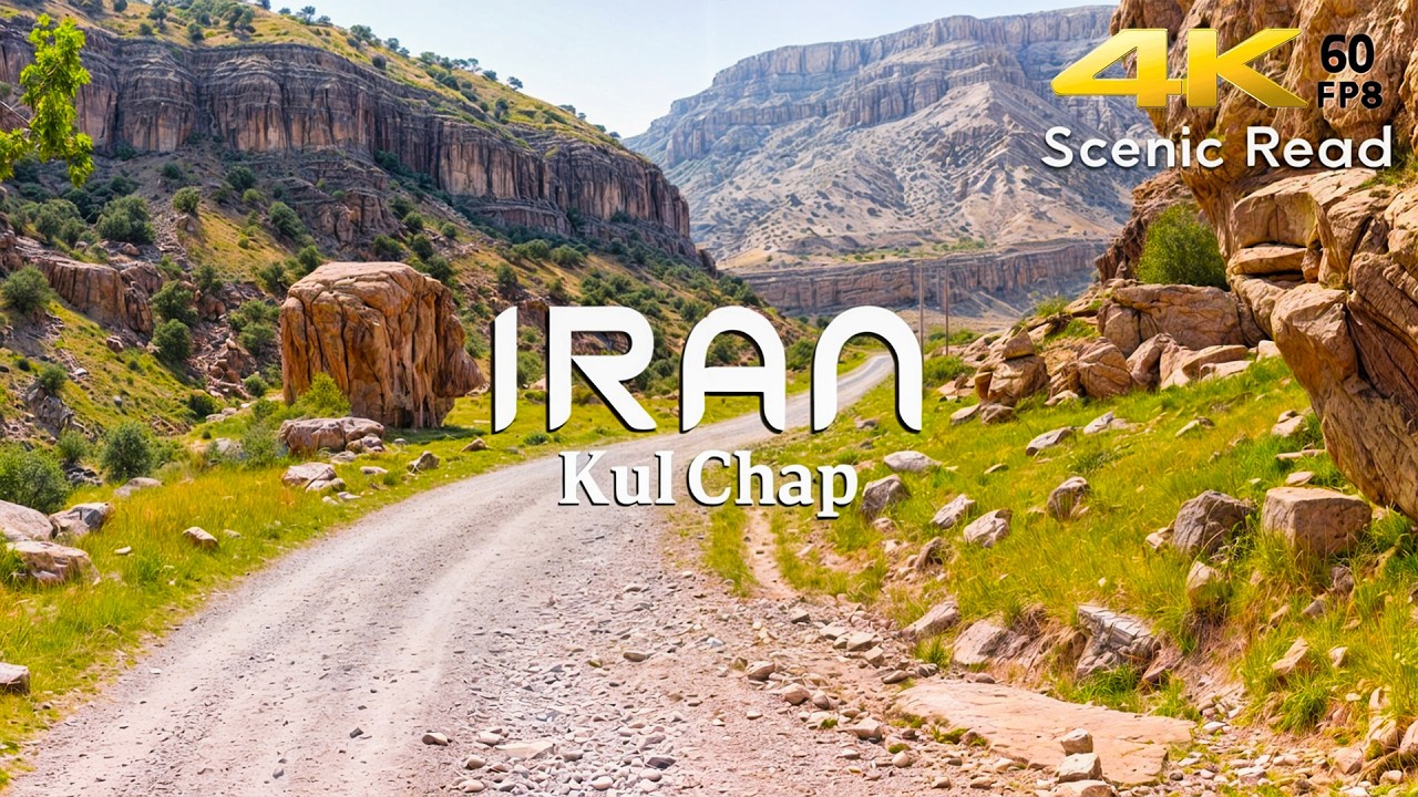 The Scenic Drive along Kul Chap Gorge | Lorestan , IRAN  4k