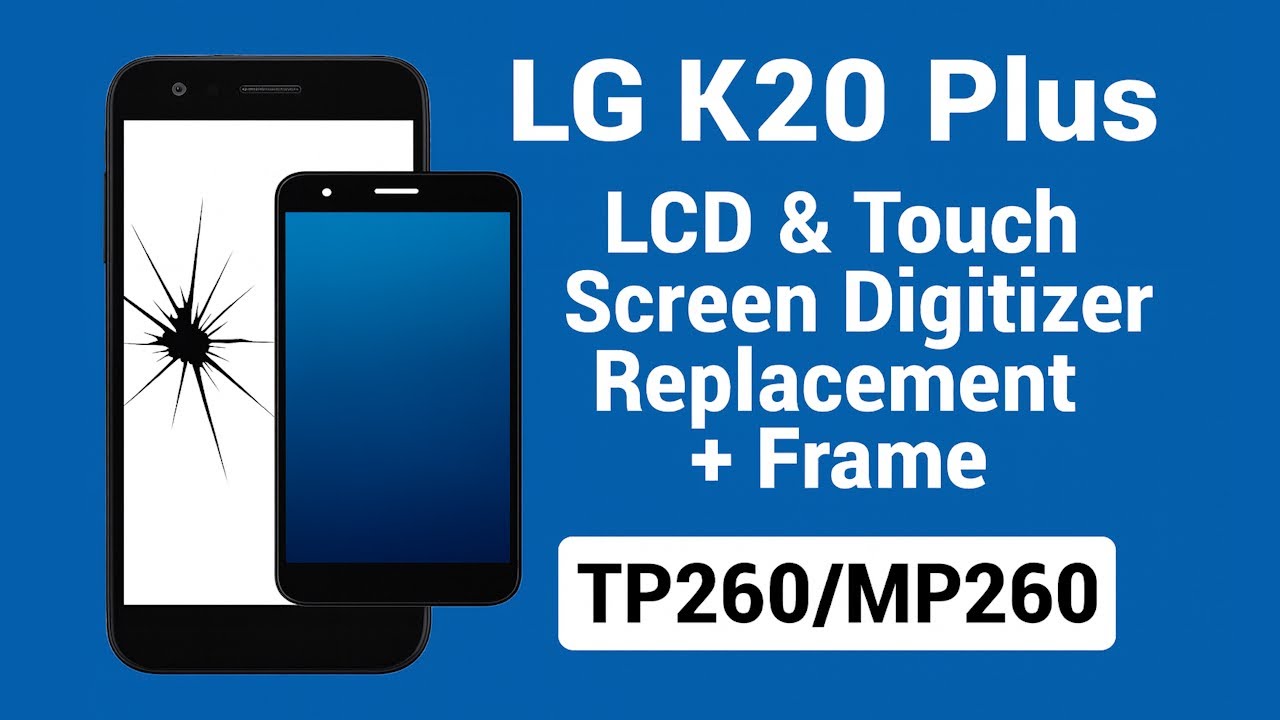 LG K20 Plus (TP260/MP260) – LCD & Touch Screen Digitizer Replacement with Frame (Step-by-Step Guide)