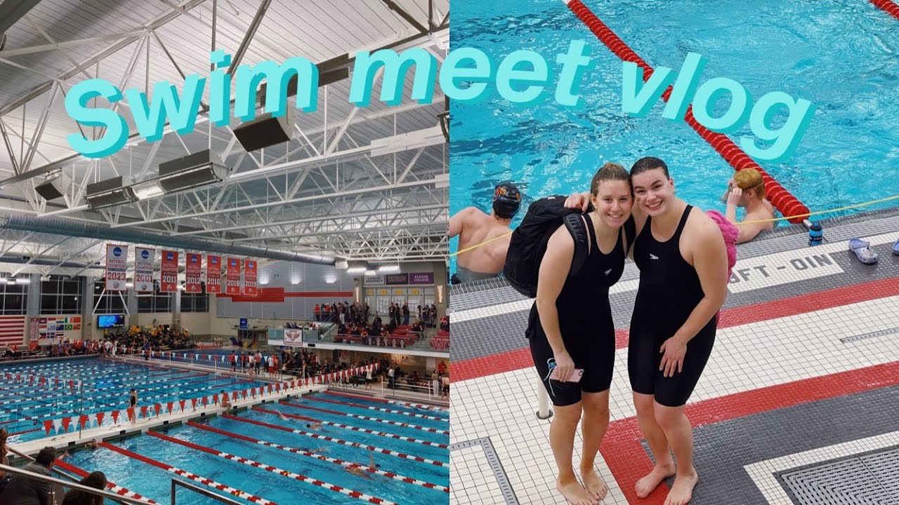 swim meet vlog & my swim meet routines