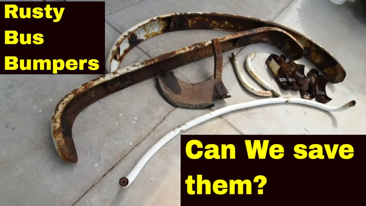 VW Bus Bumper Rust Repair – Can Original Westfalia Bumpers Be Saved? -  67 VW Westfalia Restoration