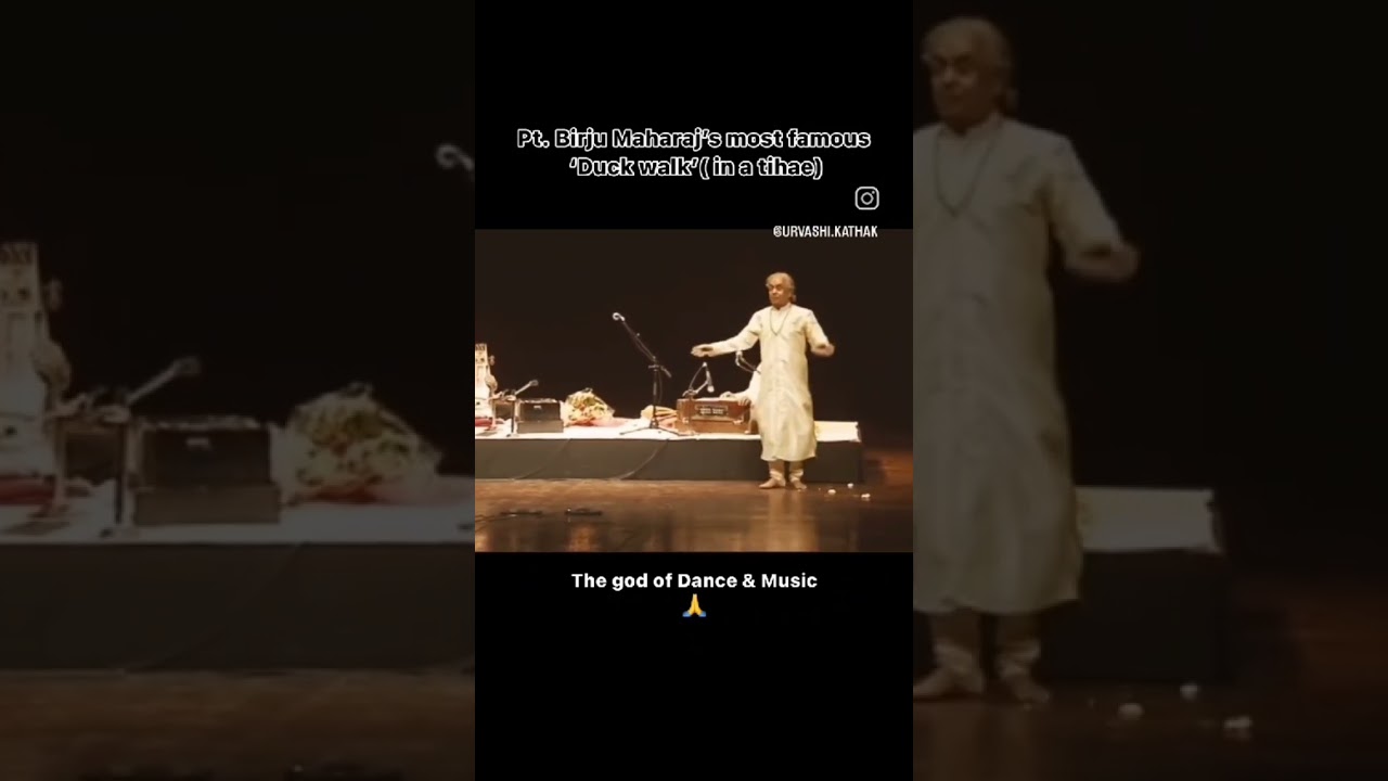 Pandit Birju Maharaj Famous Duck Walk #dance #musicwithoutborders
