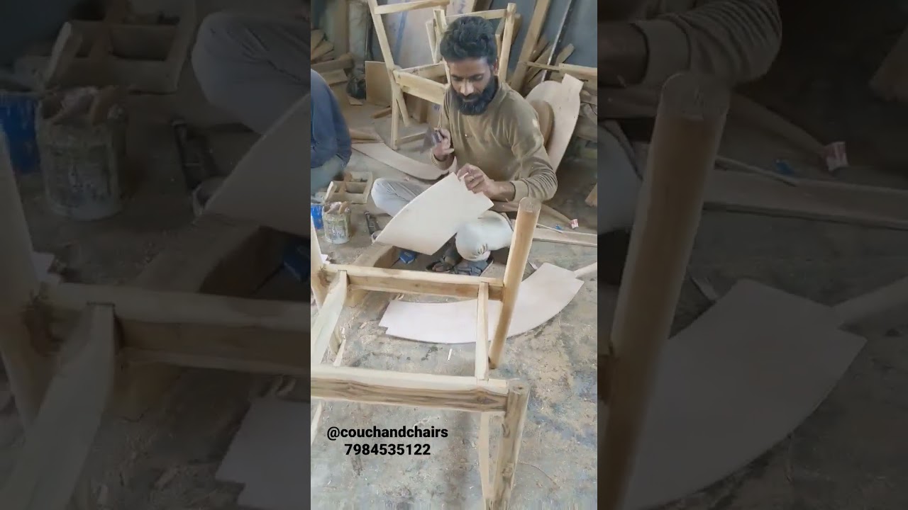 Dining Table Chair making process | Furniture Manufacturer | Designer chair@couchandchairs