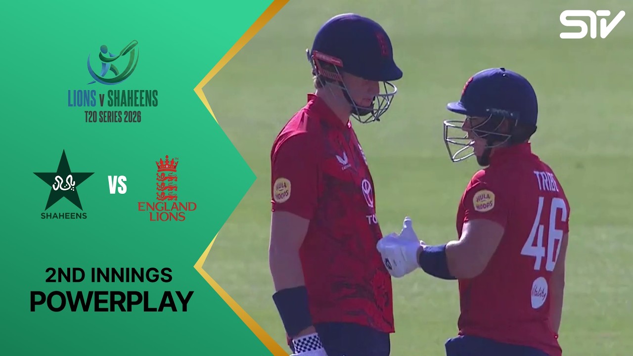 2nd Innings Powerplay | Pakistan Shaheens vs England lions | Match 01 | T20I Series | ZN1K