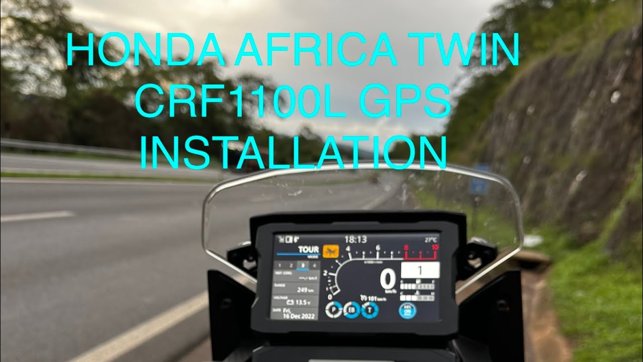 Установка GPS-навигатора Honda Africa Twin CRF1100L 2022 — Garmin Zumo XT