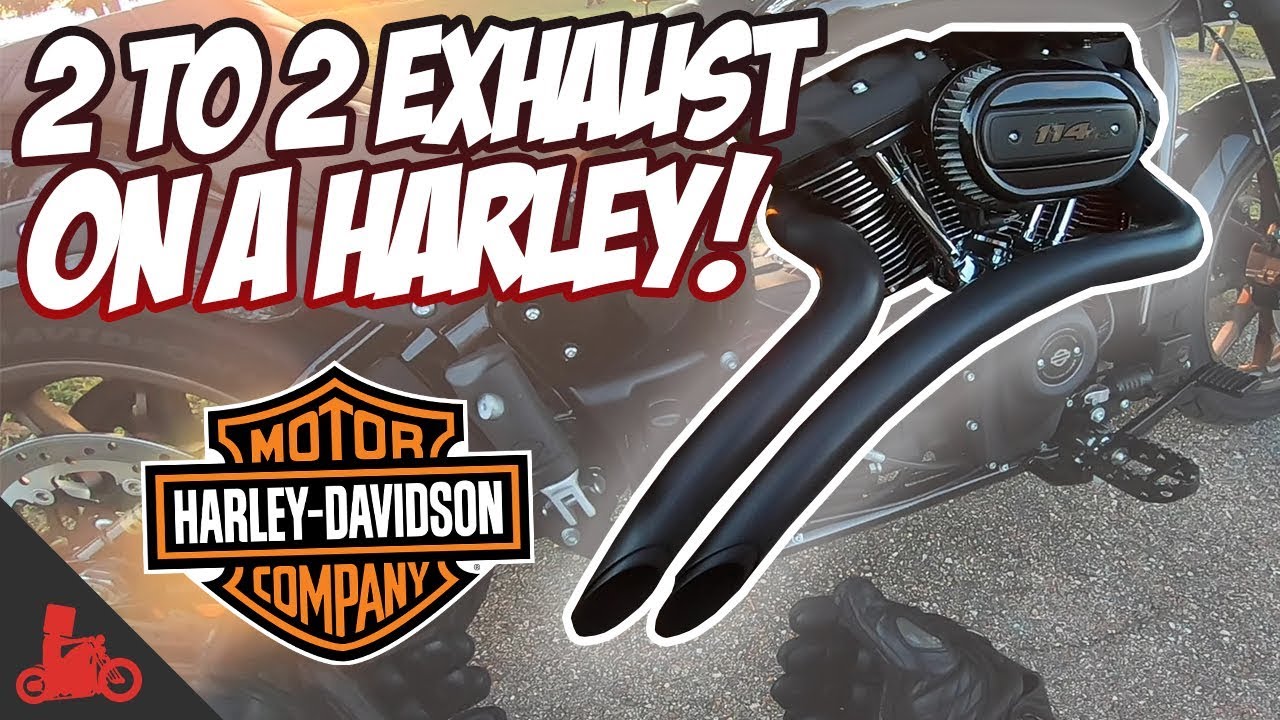 What a HARLEY Sounds Like with Dual Exhaust!