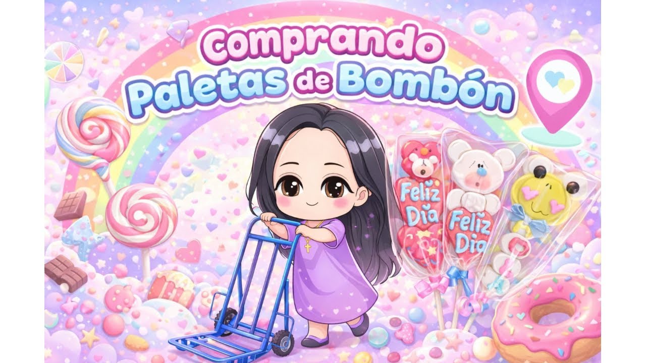 Te enseño Donde Compro mis”Paletas de Bombón”🍭💕Un recorrido por el Mercado de los Dulces Ampudia🫰🏻😉