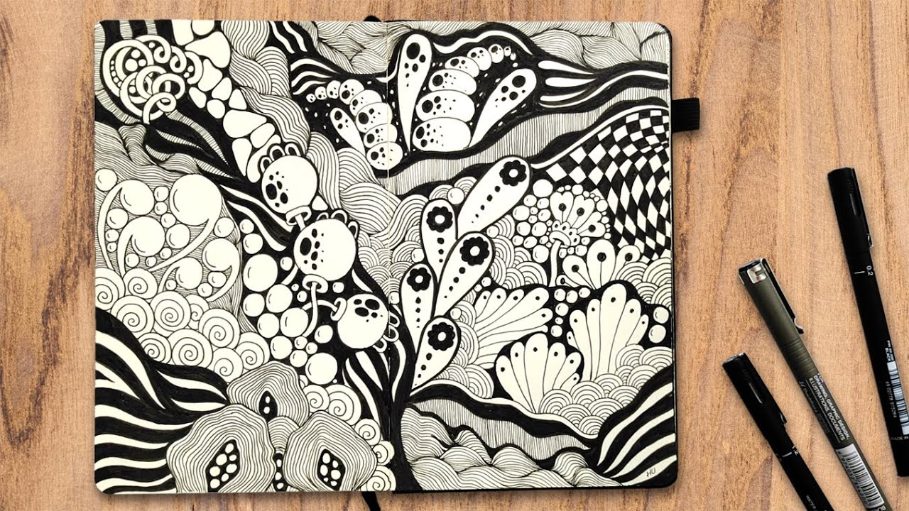 How to Draw Zentangle Art | Easy Step by Step Tutorial