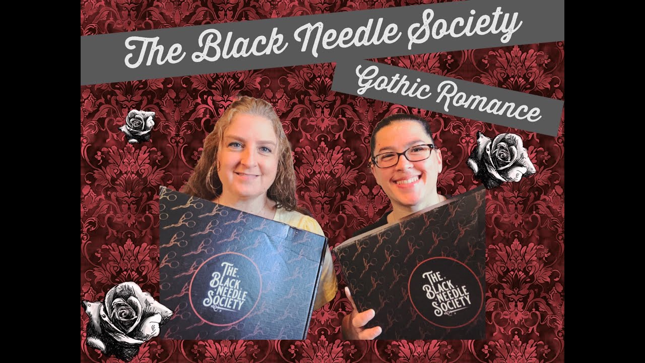 Black Needle Society Unboxing - Garnet Rose Stitchers
