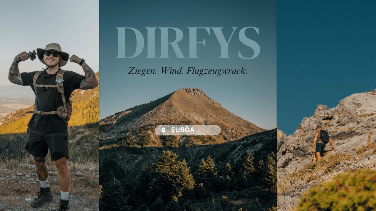 Dirfys 🇬🇷 Wandern auf Euböas höchstem Berg mit Wind, Ziegen & Flugzeugwrack