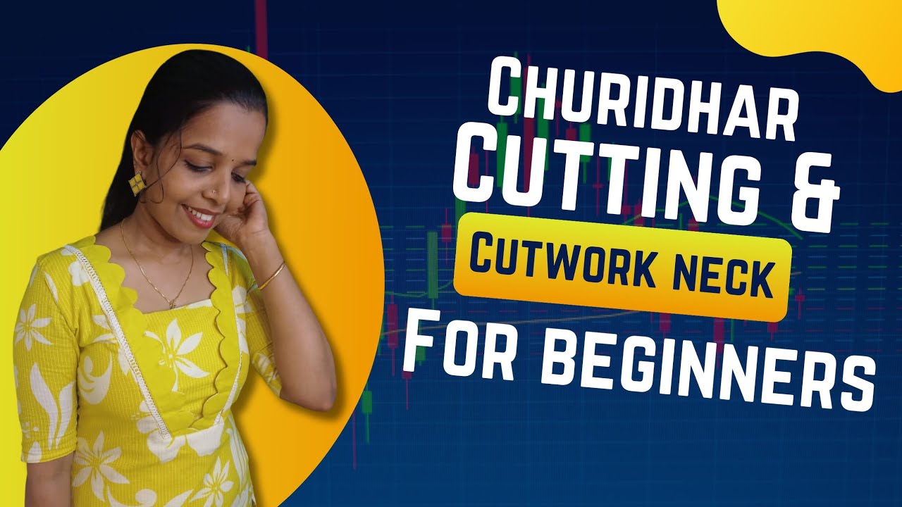 Churidar cutting and cutwork neck for beginners @ashme_vlogs