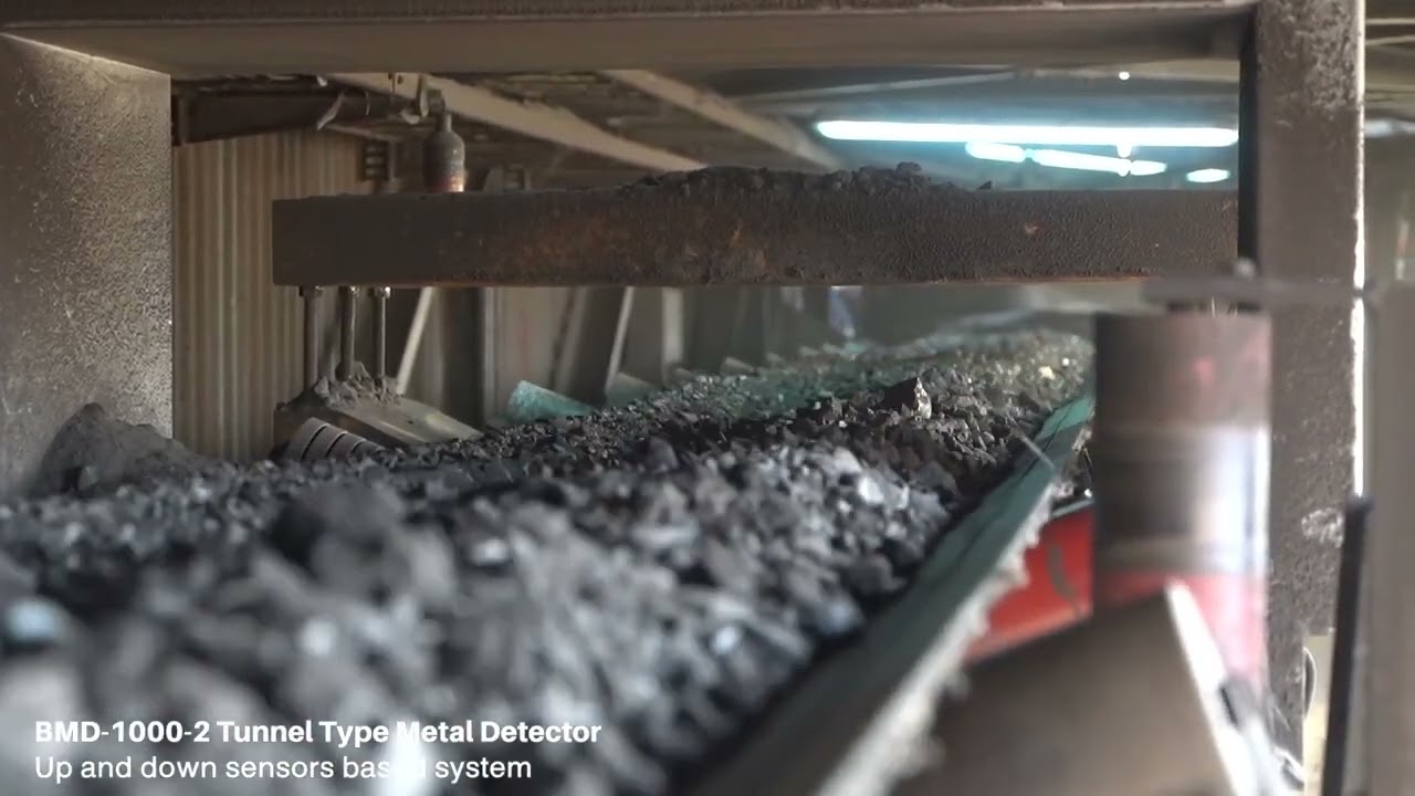 BAS® Coal Conveyor Metal Separation - Metal Detector and Metal Separator