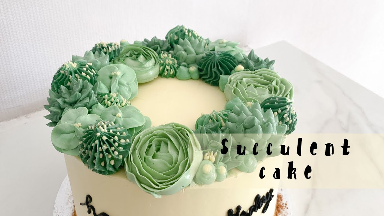 Cafe Vlog | Succulent cake