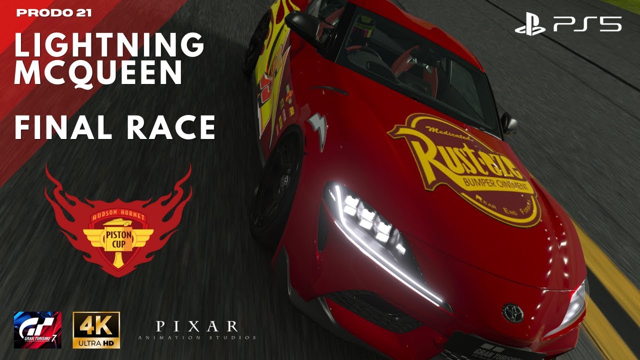 GRAN TOURISMO 7 - LIGHTNING MCQUEEN FINAL RACE 4K PS5