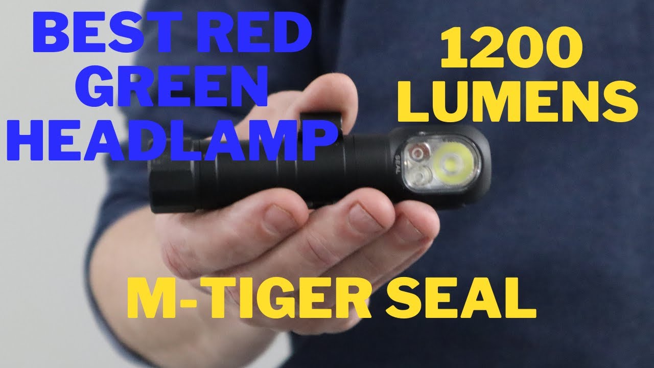 THE BEST RED GREEN HEADLAMP | M-Tiger Seal