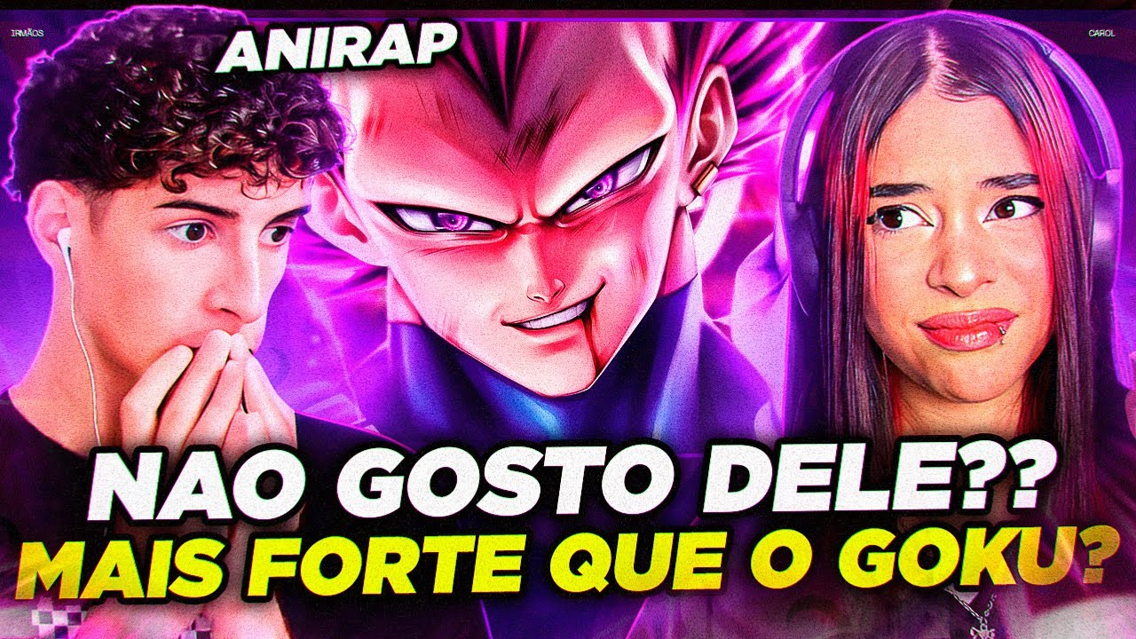 [REACT IRMÃOS] ♪ Vegeta | Ego Superior | AniRap (@HunterMsc)