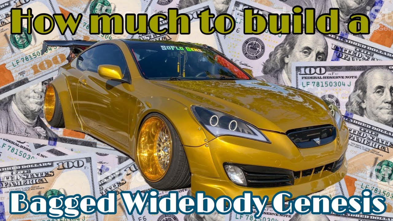 MINDBLOWING / HOW MUCH I SPENT TO BUILD A BAGGED WIDEBODY GENESIS COUPE/ 24KCoupe