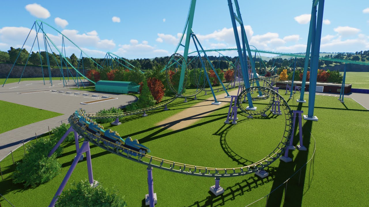 Dragon Fyre Recreation Planet Coaster 2 POV