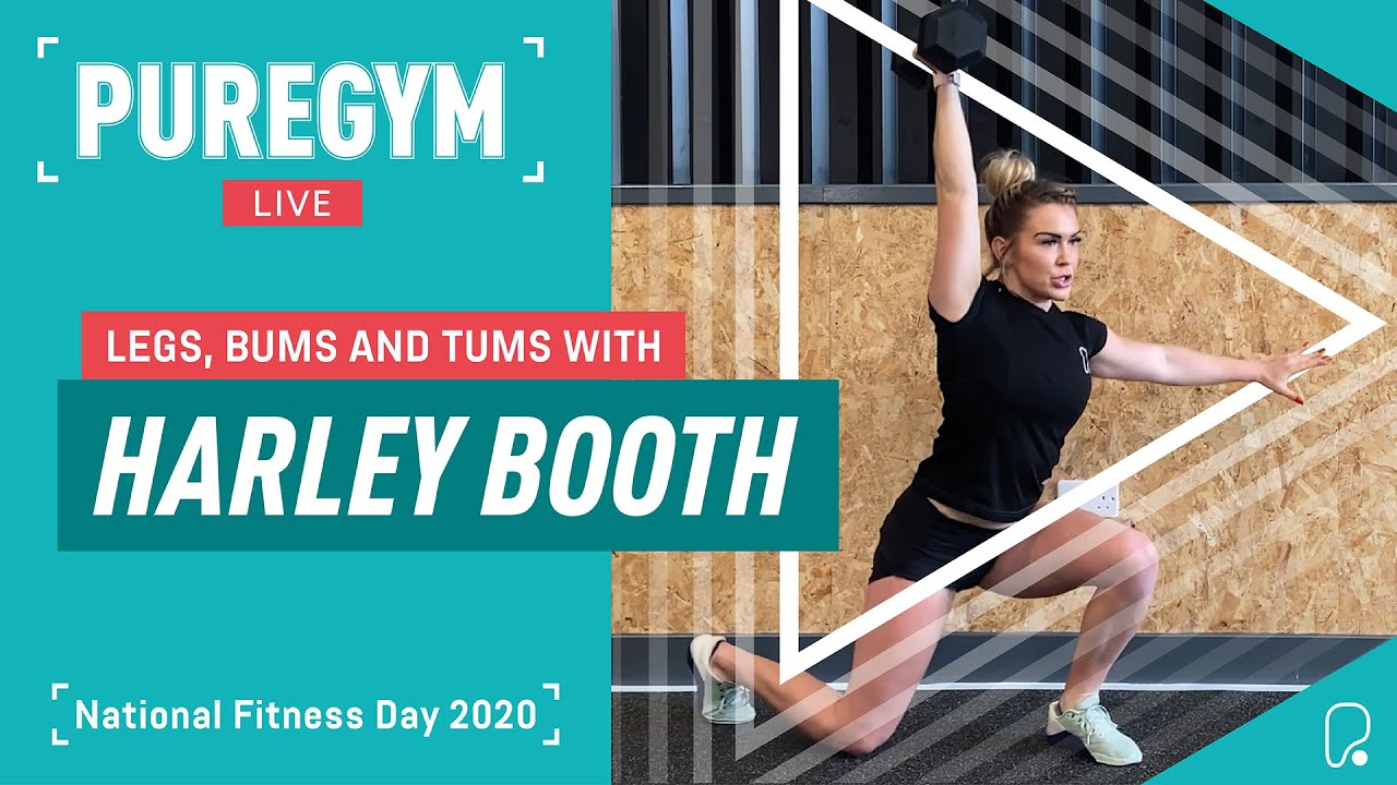 PureGym Live | Legs, Bums and Tums Class with Harley Booth