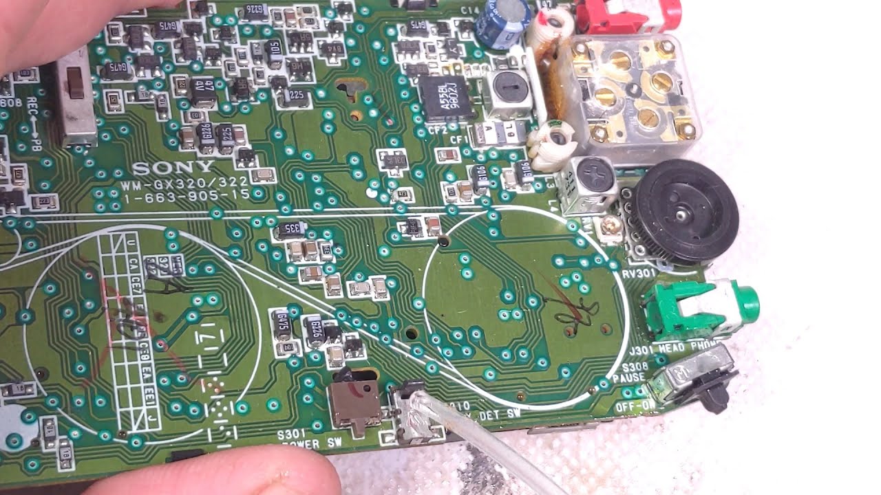 [Reparación] WM-GX322, Mantenimiento general.