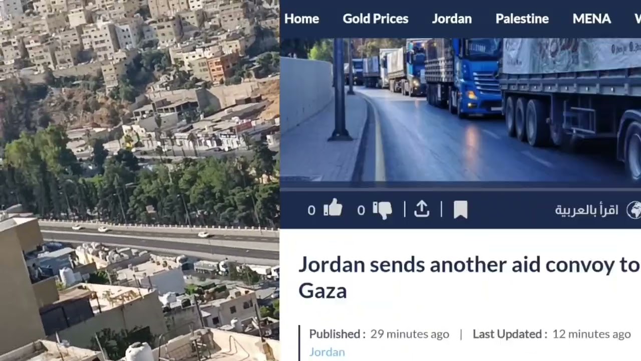 Jordan Aid to Gaza 