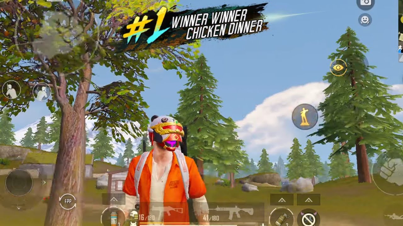 Full rush chicken dinner gameplay. #bgmi