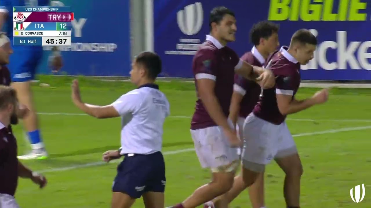 Georgia U20 vs. Italy U20 - Match Highlights