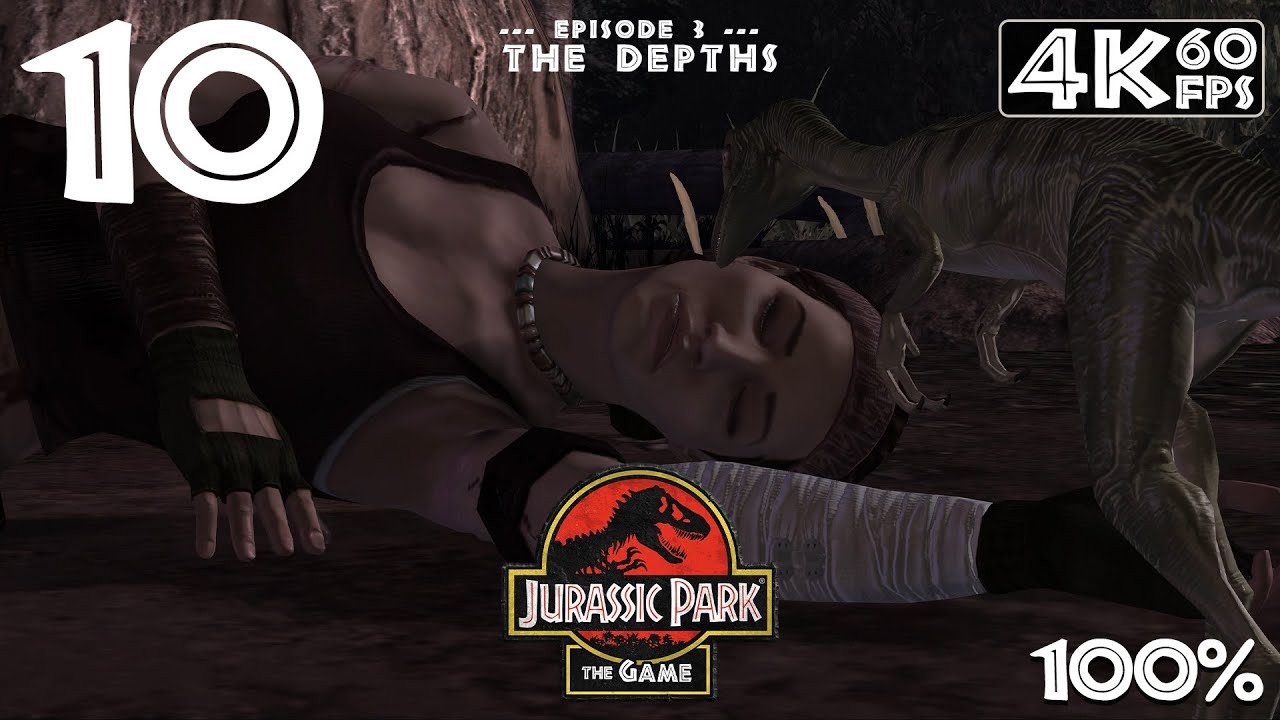 Jurassic Park: The Game (PC) - 4K60 Walkthrough (100%) Part 10 - The Crash