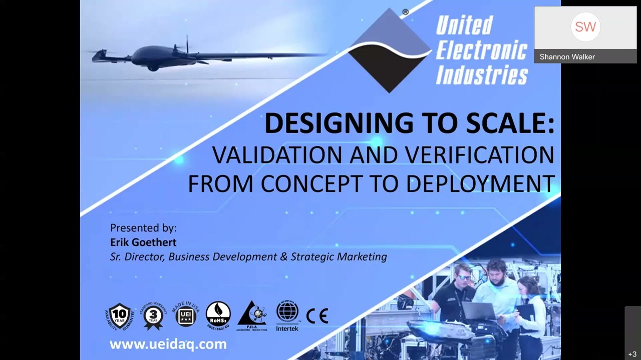 Designing to Scale: Validation and Verification from Concept to Deployment - Webinar