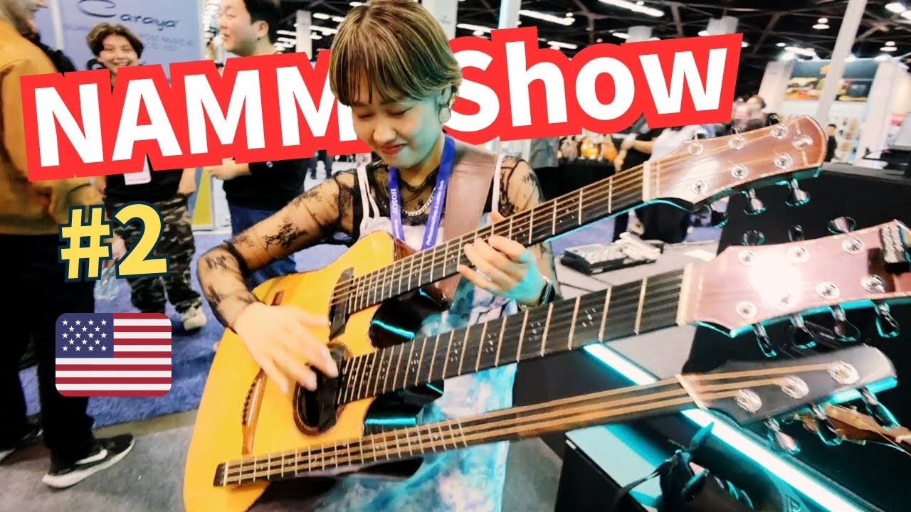 アメリカの楽器ショーに参加したら憧れのミュージシャンに遭遇連発　【NAMM Show Day 2】　#guitarist   #nammshow 